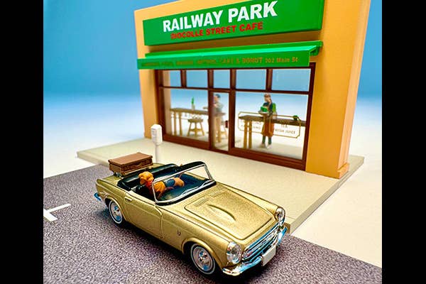 Tomica Limited Vintage 1:64 Diocolle 64 #Car Snap 27a Cafe Terrace 2 with Honda S800