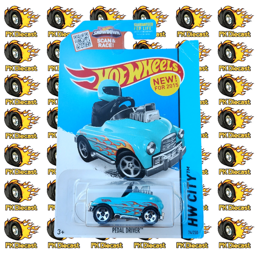 Hot Wheels 1:64 2015 Pedal Driver - HW City - 74/250 Long Card *Damaged Card*