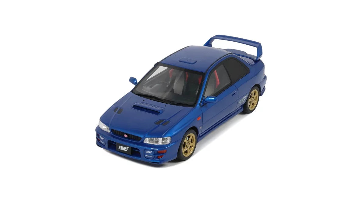 Ottomobile 1:18 Subaru Impreza WRX Type R STi Ver. V Limited Sonic Blue 1999 *Resin Series