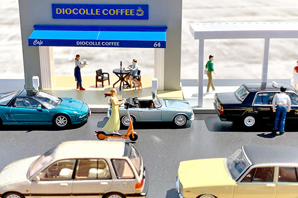 Tomica Limited Vintage 1:64 Diocolle 64 #Car Snap 21a Cafe Terrace