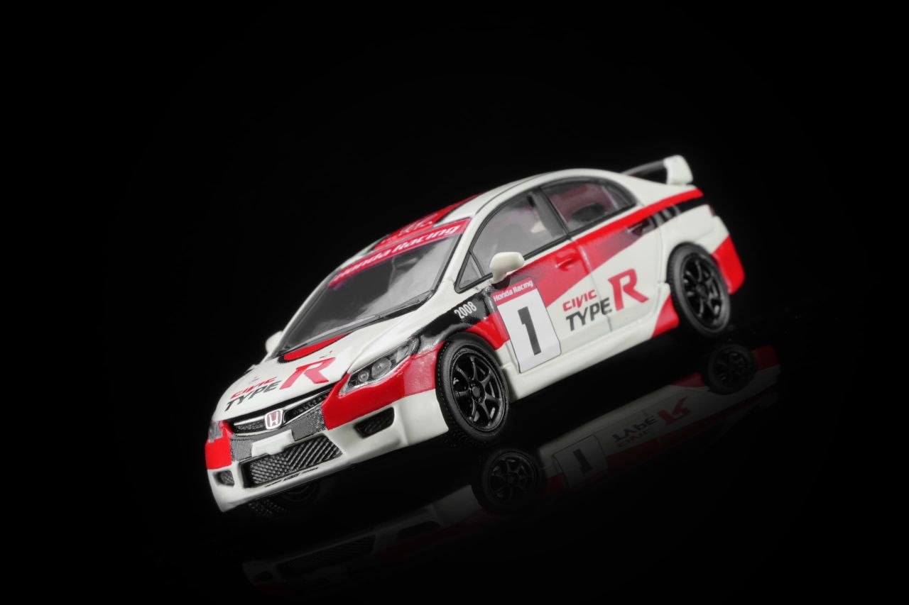 MotorHelix 1:64 2012 Honda Civic Type R (FD2) #1 Japan One Make Race White/Red