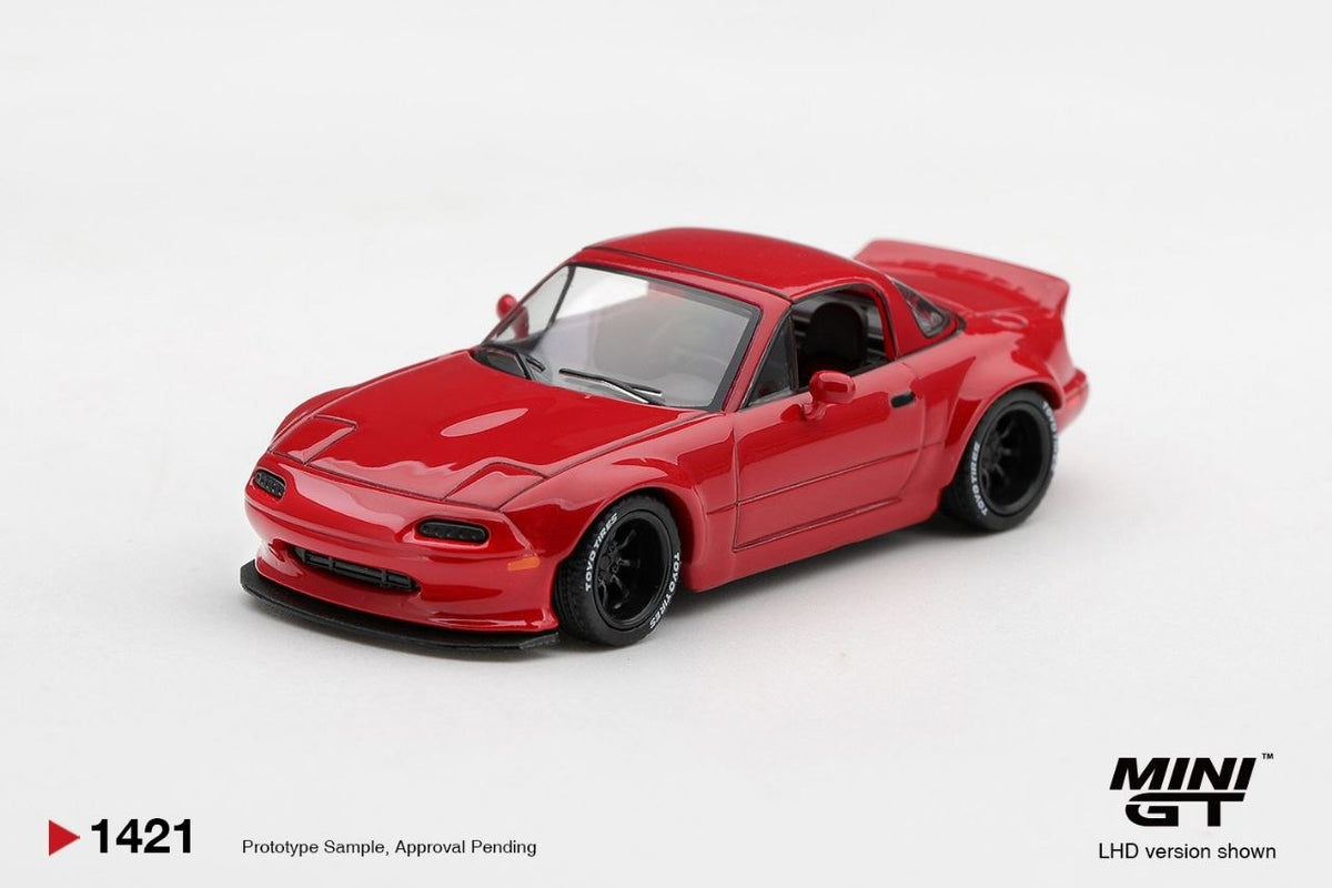 Mini GT 1:64 Mazda MX-5 (NA) Pandem Classic Red #1421
