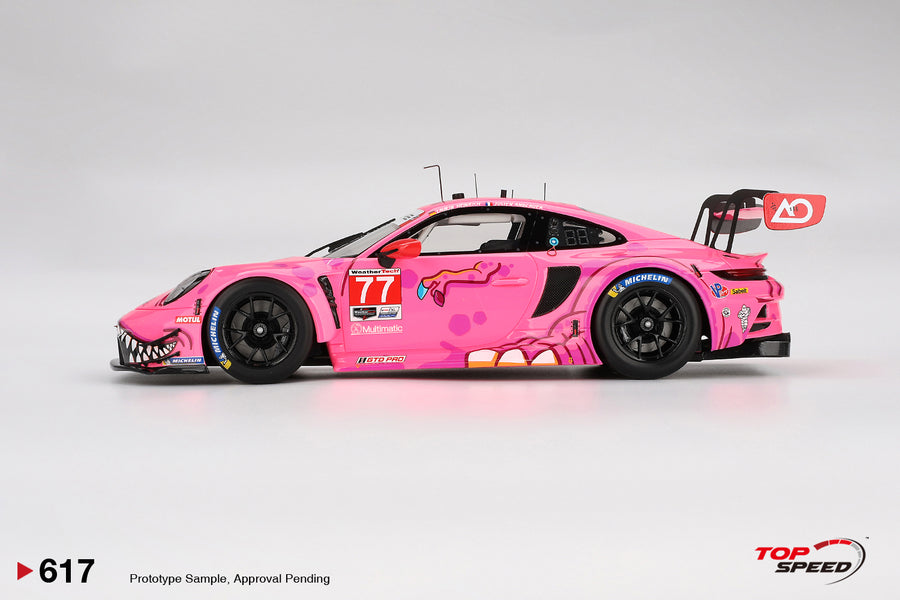 Top Speed 1:18 Porsche 911 GT3 R #77 AO Racing 2024 IMSA Road America TS0617