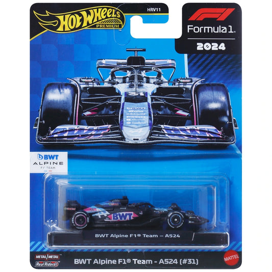 Hot Wheels Premium F1 Formula 1 BWT Alpine #31 Esteban Ocon
