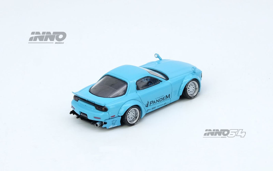 Inno64 Mazda RX-7 (FD3S) "PANDEM ROCKET BUNNY" Tiffany Blue