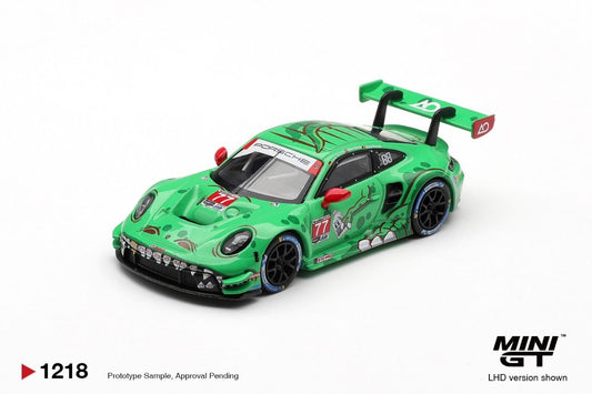 Mini GT 1:64 Porsche 911 GTS R (992) #77 AO Racing 2025 IMSA Sebring 12hrs Class Winner (LHD) #1218