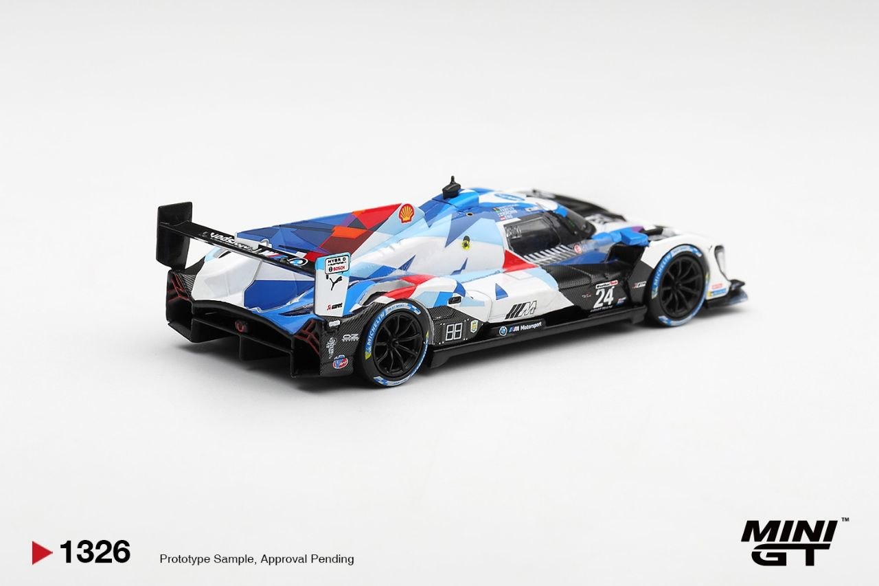 Mini GT 1:64 BMW M Hybrid V8 GTP #24 BMW M Team RLL 2024 IMSA Daytona 24 Hrs (LHD) #1326