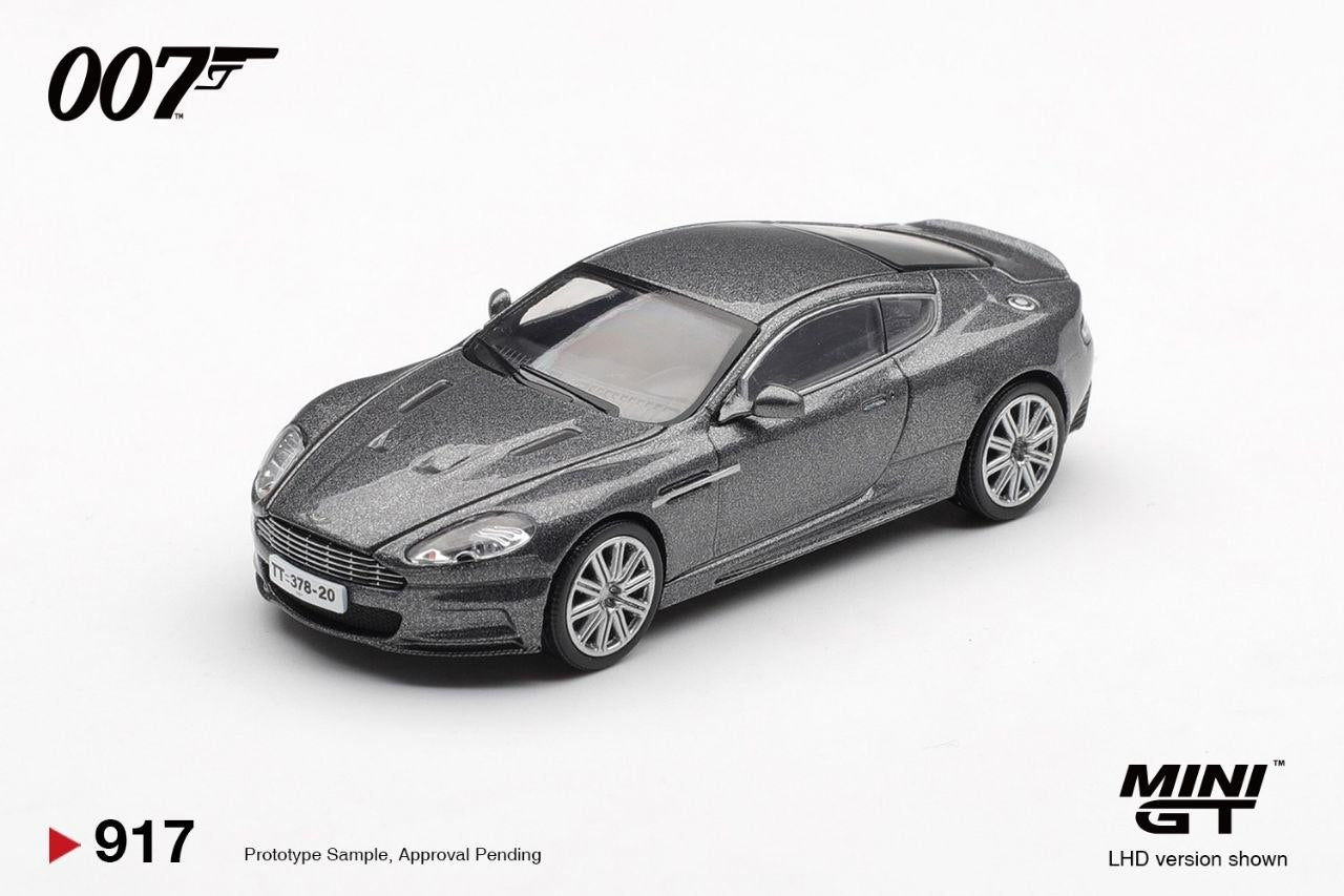 Mini GT 1:64 James Bond 2006 Aston Martin DBS *Casino Royale* Blister Packaging Grey