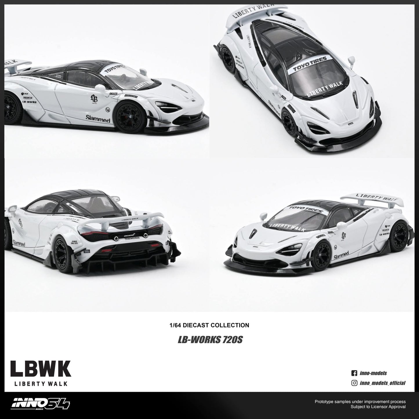 Inno64 Liberty Walk 720S White