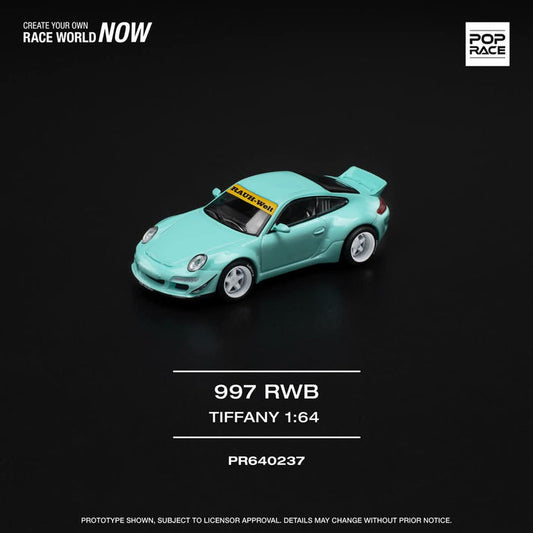 Pop Race 1:64 RWB 997 Tiffany blue PR640237