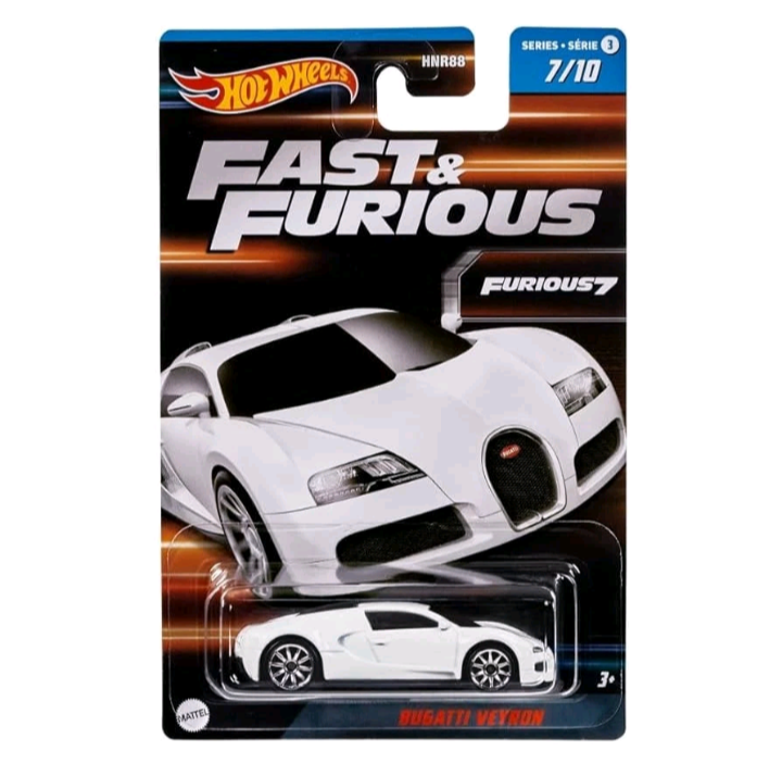 Hot Wheels Fast and Furious Series 3 Bugatti Veyron 7/10