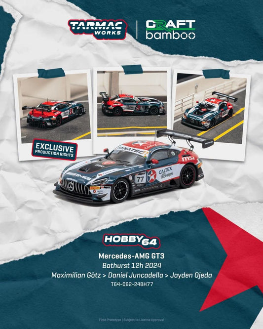 Tarmac Works 1:64 Mercedes-AMG GT3 Bathurst 12h 2024 Maximilian Götz/Daniel Juncadella/Jayden Ojeda