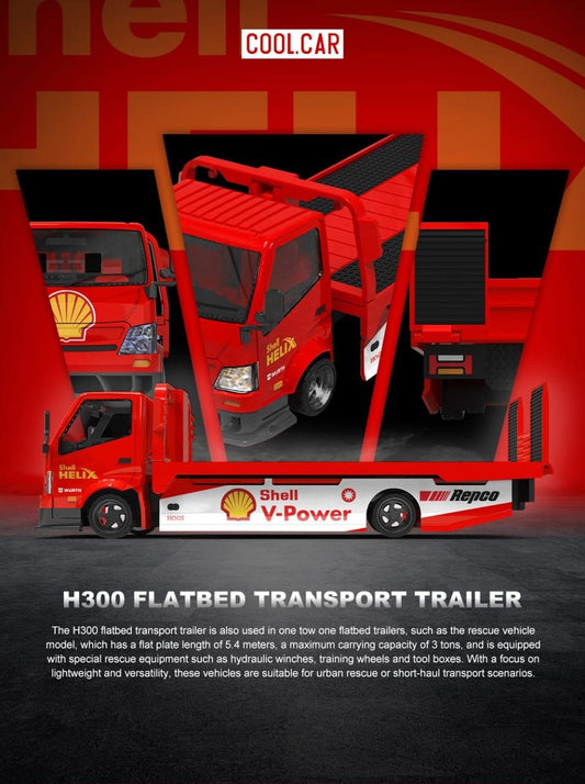 Cool Car 1:64 H300 Tow Truck Shell Livery