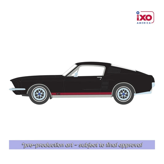 IXO America 1:64 1967 Ford Mustang GT Fastback Raven Black