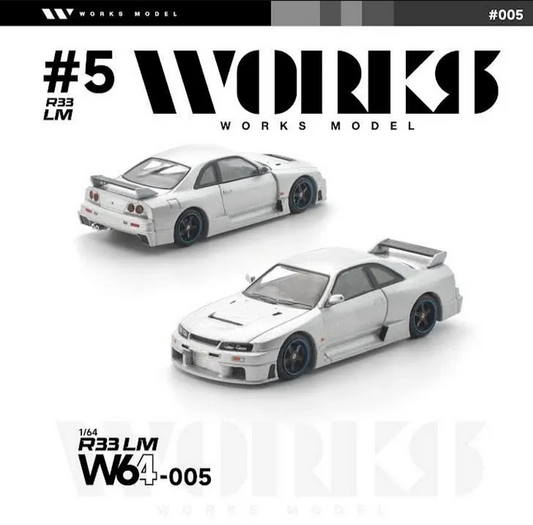 Works 1:64 Nissan Skyline R33 LM