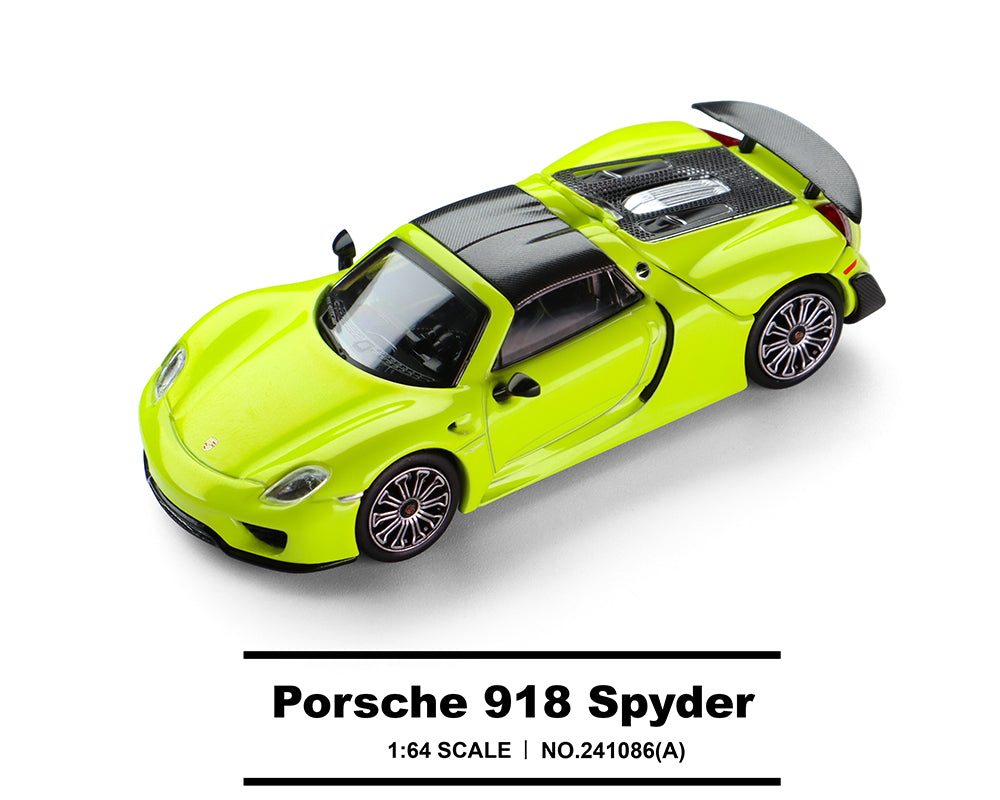Trends Hobby 1:64 Porsche 918 Spyder Acid Green