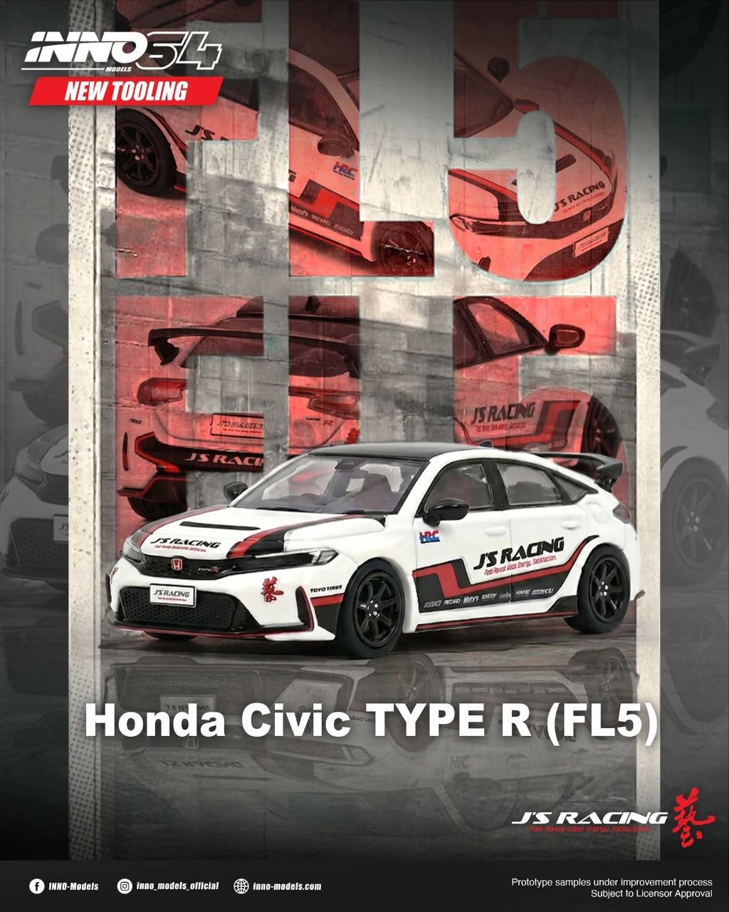 Inno64 Honda Civic Type R (FL5) J's Racing