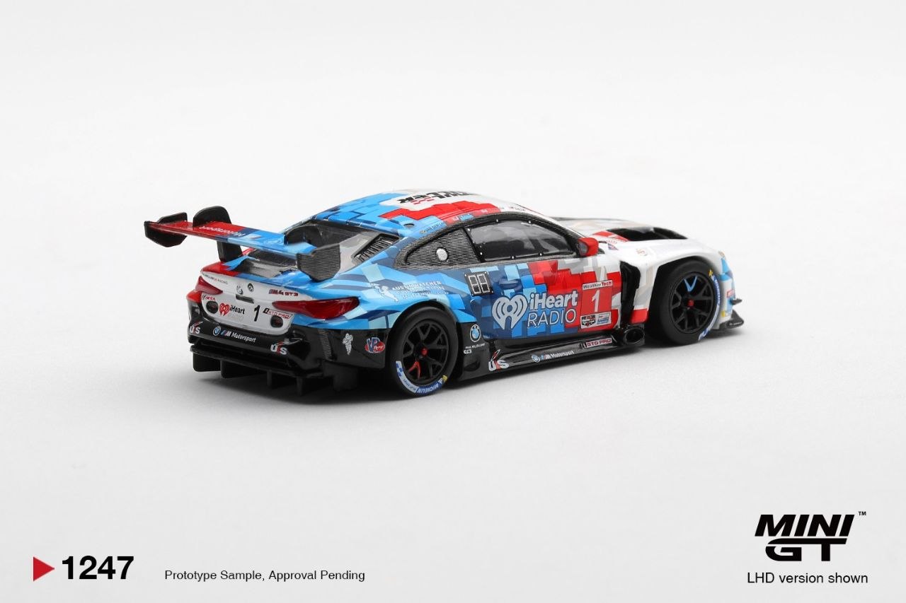 Mini GT 1:64 BMW M4 GT3 EVO #1 Paul Miller Racing 2025 IMSA Daytona 24 Hrs #1247