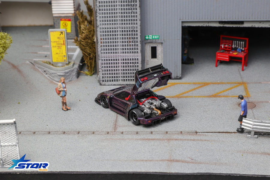 Star Model 1:64 Ferrari F40 LB-Works Wide-Body Modified Chameleon