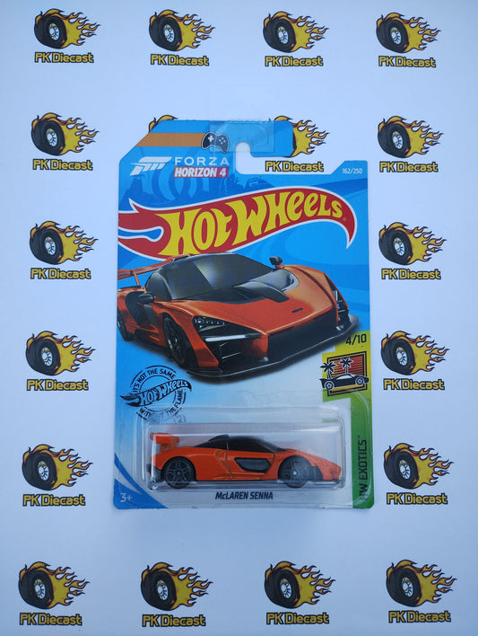 Hot Wheels 2018 McLaren Senna Forza Horizon 4 Long Card