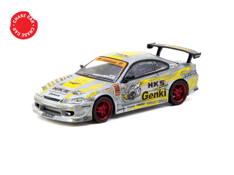 Tarmac Works 1:64 HKS Hiper Silvia RS-2, Red Chrome Tokyo Auto Salon 2025 Special Edition