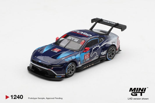 Mini GT 1:64 Ford Mustang GT3 #65 Ford Multimatic Motorsports 2025 IMSA Daytona 24 Hrs Winner #1240
