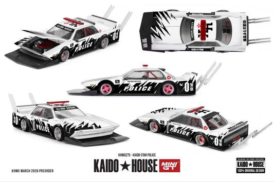 Kaido House x Mini GT 1:64 Kaido Star Police Car #275