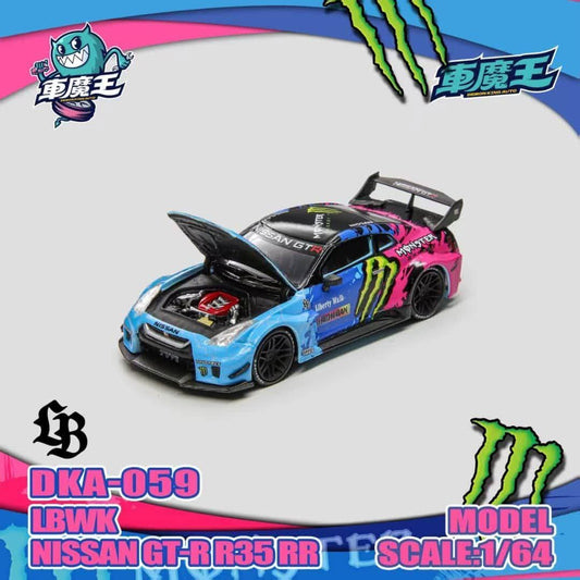 Demon King Auto 1:64 LBWK Nissan GT-R R35 RR Monster Livery