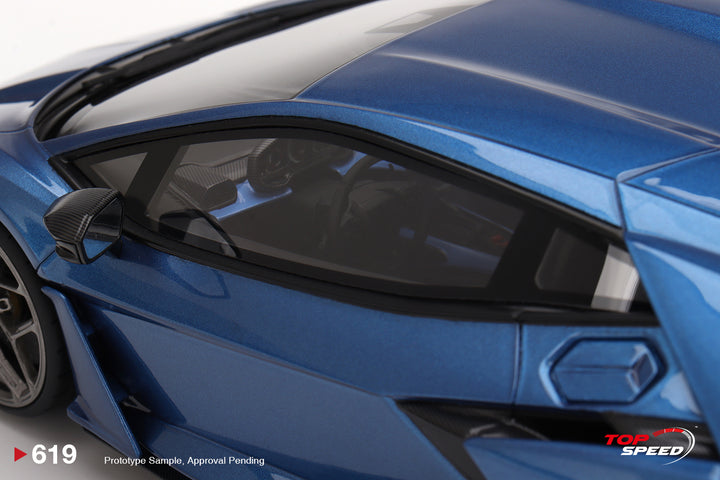 Top Speed 1:18 Lamborghini Revuelto Blu Eleos TS0619
