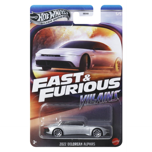 Hot Wheels 1:64 Fast & Furious Villains 2022 Delorean Alpha5 5/5