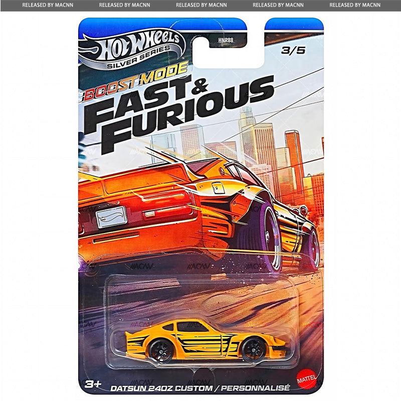Hot Wheels 1:64 Silver Series Fast & Furious Boost Mode Full Set of X5 Cars