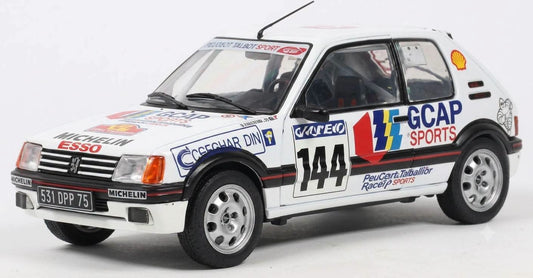 Solido 1:18 1987 Peugeot 205 GTI Gr.N #144 F. Delecour Rally du Var
