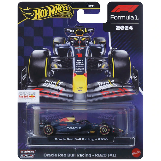 Hot Wheels Premium F1 Formula 1 Oracle Red Bull Racing RB20 #1 Max Verstappen
