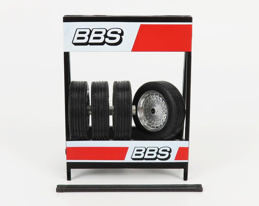 IXO Models 1:18 Scale Set of 4 BBS Silver Wheels 18SET009W