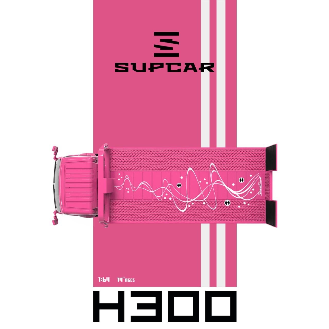 Supcar 1:64 Diecast H300 Tow Truck Fast & Furious 2 Fast 2 Furious Pink Livery