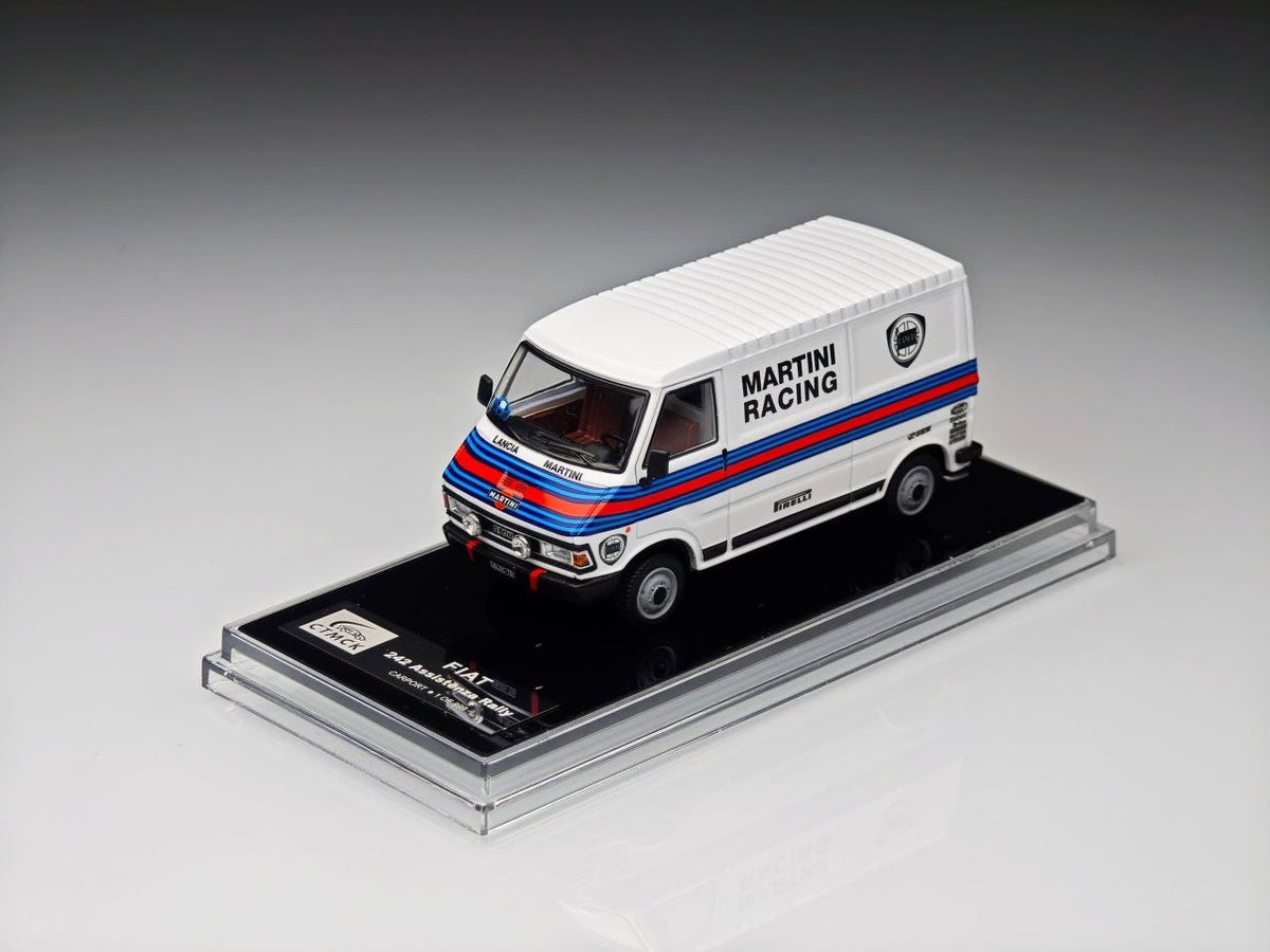 CarPort Model CPM 1:64 Diecast Model Fiat 242(C35)/Ellebi Car Transport Trailer