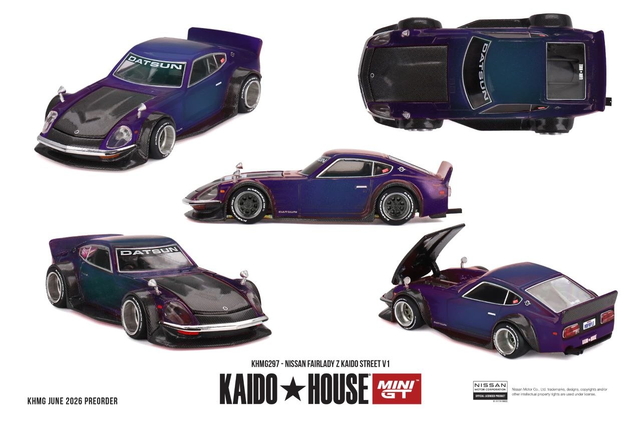 Kaido House x Mini GT 1:64 Nissan Fairlady Z Kaido Street V1  #297
