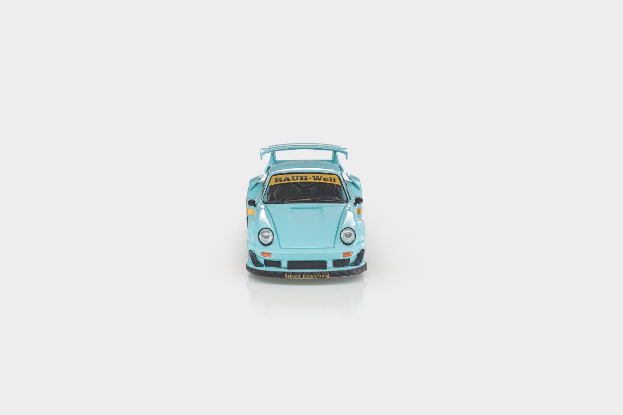 ModelModel 1:64 Diecast RWB930 GT Wing Tiffany Blue (MM64-RWB930-006)
*Blister Packaging*