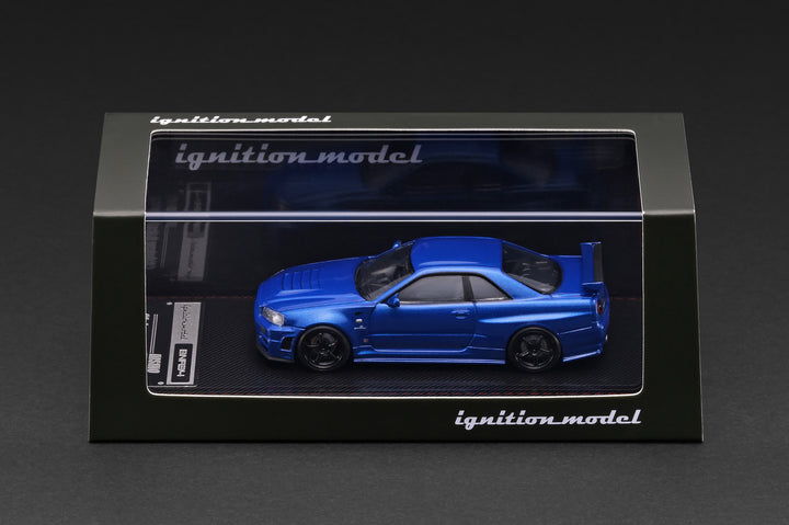 Ignition Model 1:64 Nissan Skyline GT-R (BNR34) NISMO Customized
Blue Metallic