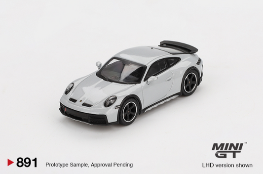 Mini GT 1:64 Porsche 911 (992) Dakar Ice Grey Metallic 2023 MGT00891-R