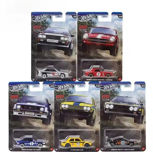 Hot Wheels 1:64 Silver Series Rally Racers Full Set of 5