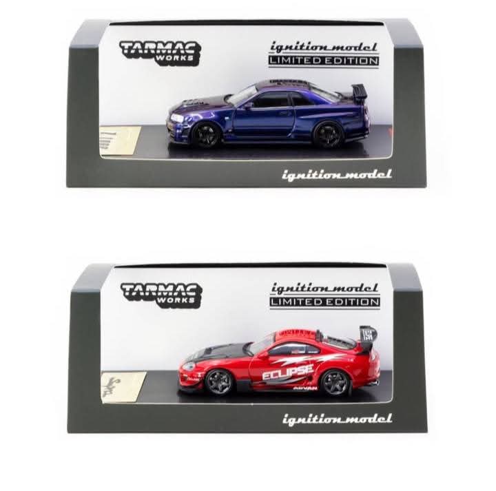 Tarmac Works x Ignition Model 1:64 Toyota Supra (JZA80) RZ Red
