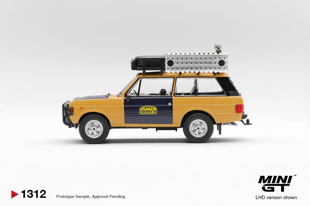 Mini GT 1:64 1981 Land Rover Range Rover *Camel Trophy* (LHD) H.Fischer/W. Bays Sumatra