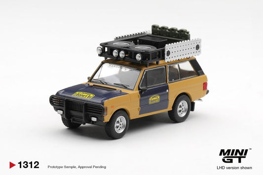 Mini GT 1:64 1981 Land Rover Range Rover *Camel Trophy* (LHD) H.Fischer/W. Bays Sumatra