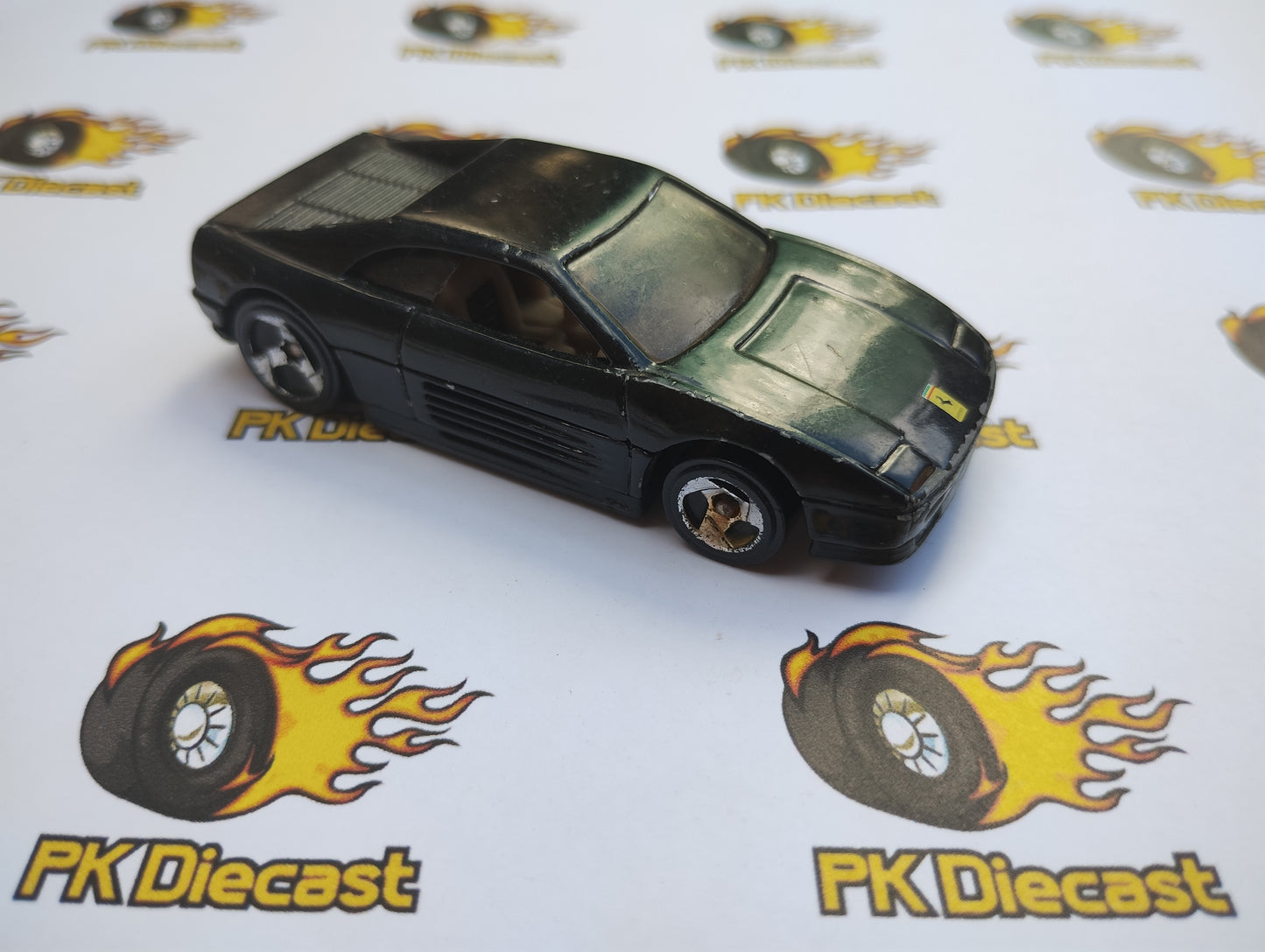 Hot Wheels 1995 Ferrari 348 Black Loose