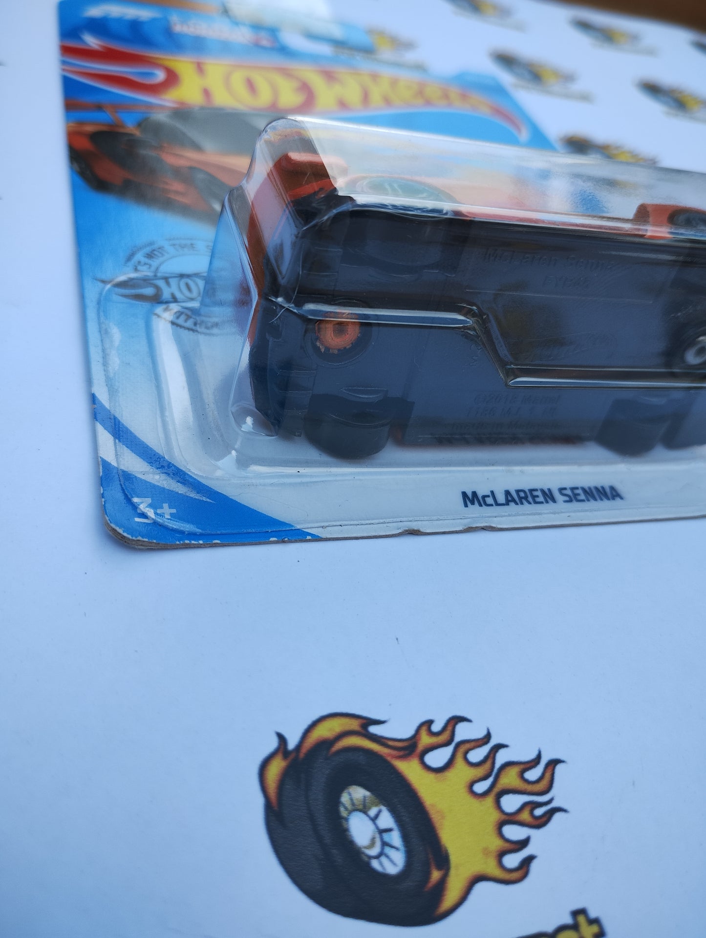 Hot Wheels 2018 McLaren Senna Forza Horizon 4 Long Card