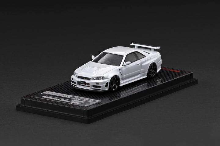 Ignition Model 1:64 Nissan Skyline GT-R (BNR34) NISMO customized White Metallic