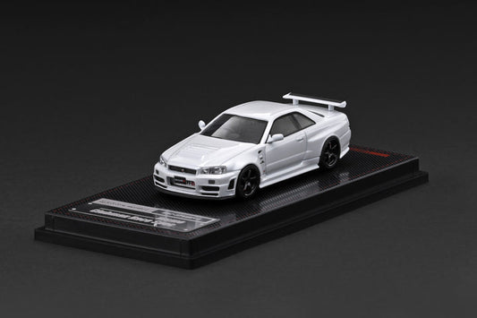 Ignition Model 1:64 Nissan Skyline GT-R (BNR34) NISMO customized White Metallic