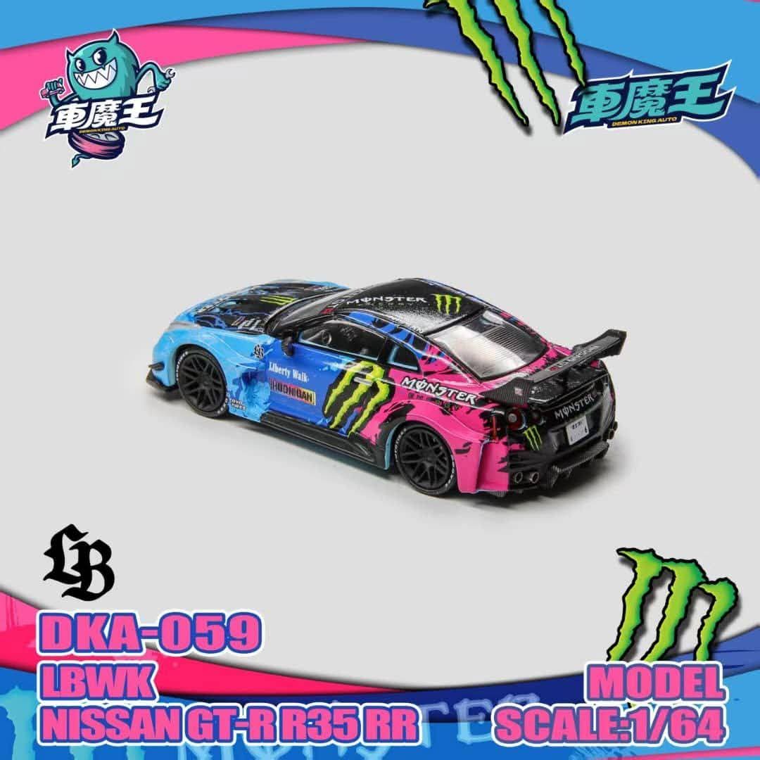 Demon King Auto 1:64 LBWK Nissan GT-R R35 RR Monster Livery