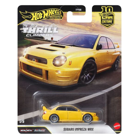Hot Wheels 2026 1:64 Thrill Climbers Subaru Impreza WRX Premium 1/5